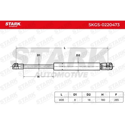 Gas Spring, boot-/cargo area Stark SKGS-0220473 SKGS-0220473 - photo 5