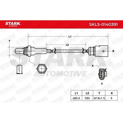Lambda (Oxygen) Sensor Stark SKLS-0140391 SKLS-0140391 - photo 10