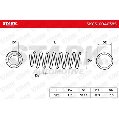 Suspension Spring Stark SKCS-0040385 SKCS-0040385 - photo 5