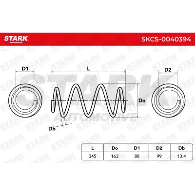 Suspension Spring Stark SKCS-0040394 SKCS-0040394 - photo 6
