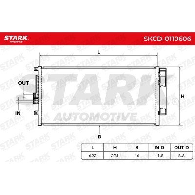 A/C condenser SKCD-0110606 - photo 5