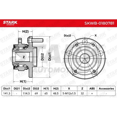 Wheel Bearing Stark SKWB-0180781 SKWB-0180781 - photo 7