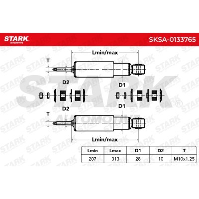 Shock Absorber Stark SKSA-0133765 SKSA-0133765 - photo 4