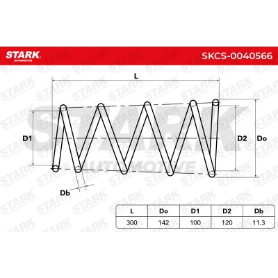 Suspension Spring Stark SKCS-0040566 SKCS-0040566 - photo 5