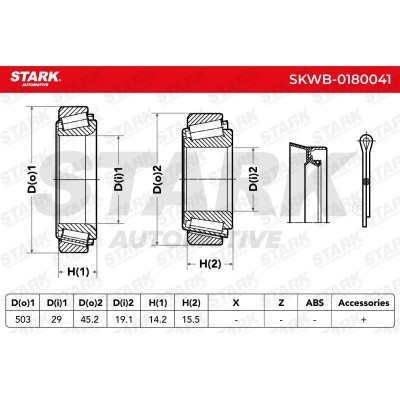 Wheel Bearing Stark SKWB-0180041 SKWB-0180041 - photo 6