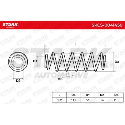 Suspension Spring Stark SKCS-0041450 SKCS-0041450 - photo 4