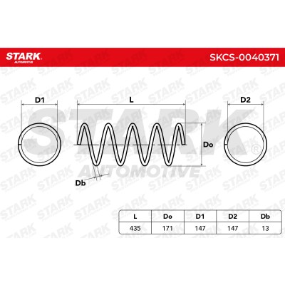Suspension Spring Stark SKCS-0040371 SKCS-0040371 - photo 9