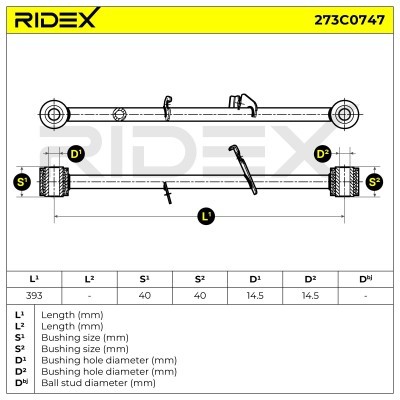 Control Arm RIDEX 273C0747 273C0747 - photo 5