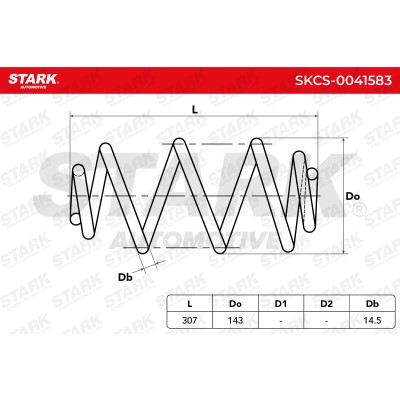 Suspension Spring Stark SKCS-0041583 SKCS-0041583 - photo 4