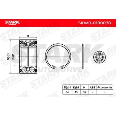 Wheel Bearing Stark SKWB-0180078 SKWB-0180078 - photo 2