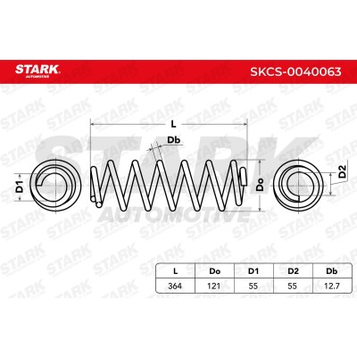 Suspension Spring Stark SKCS-0040063 SKCS-0040063 - photo 7