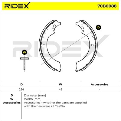 Brake Pads Set RIDEX 70B0088 70B0088 - photo 5