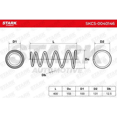 Suspension Spring Stark SKCS-0040146 SKCS-0040146 - photo 5