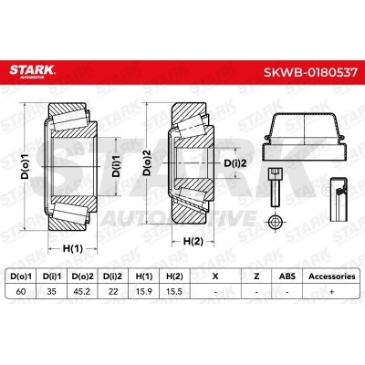 Wheel Bearing Stark SKWB-0180537 SKWB-0180537 - photo 3