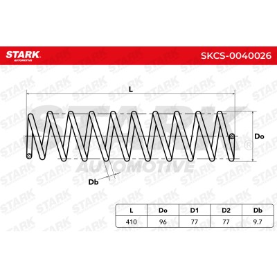 Suspension Spring Stark SKCS-0040026 SKCS-0040026 - photo 5