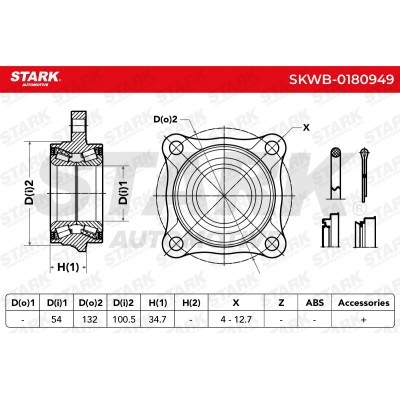 Wheel Bearing Stark SKWB-0180949 SKWB-0180949 - photo 6