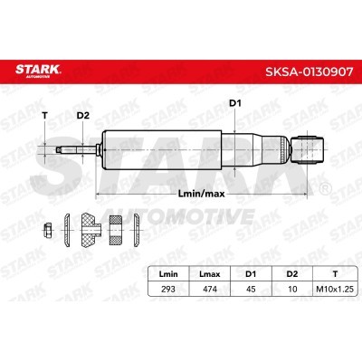 Shock Absorber Stark SKSA-0130907 SKSA-0130907 - photo 3