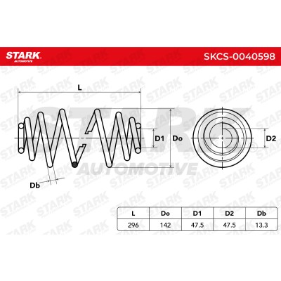 Suspension Spring Stark SKCS-0040598 SKCS-0040598 - photo 6