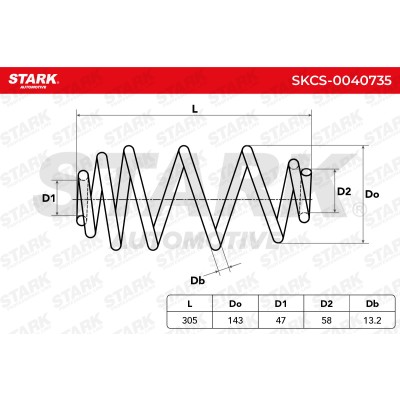 Suspension Spring Stark SKCS-0040735 SKCS-0040735 - photo 4