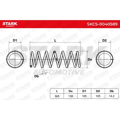 Suspension Spring Stark SKCS-0040589 SKCS-0040589 - photo 5