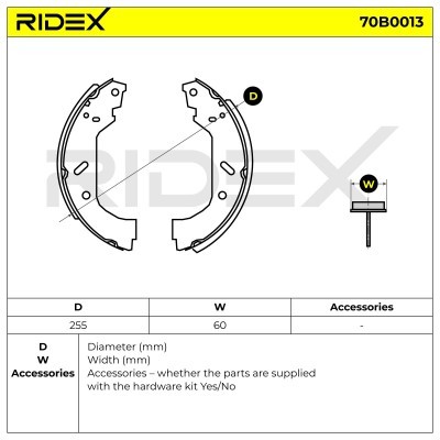 Brake Pads Set RIDEX 70B0013 70B0013 - photo 5
