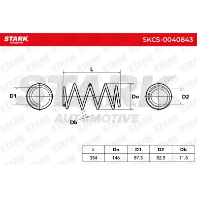 Suspension Spring Stark SKCS-0040843 SKCS-0040843 - photo 4