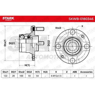 Wheel Bearing Stark SKWB-0180346 SKWB-0180346 - photo 3