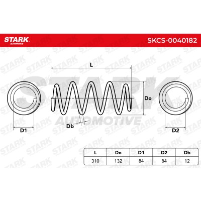 Suspension Spring Stark SKCS-0040182 SKCS-0040182 - photo 5