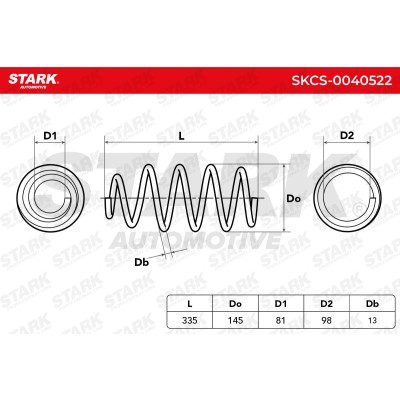 Suspension Spring Stark SKCS-0040522 SKCS-0040522 - photo 4