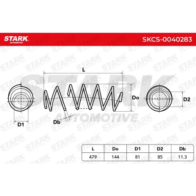 Suspension Spring Stark SKCS-0040283 SKCS-0040283 - photo 5