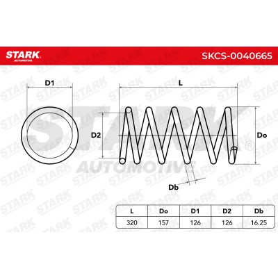 Suspension Spring Stark SKCS-0040665 SKCS-0040665 - photo 5