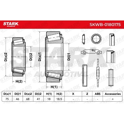 Wheel Bearing Stark SKWB-0180175 SKWB-0180175 - photo 7