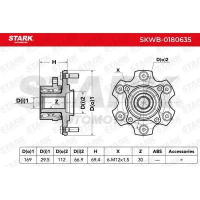 Wheel Bearing Stark SKWB-0180635 SKWB-0180635 - photo 4