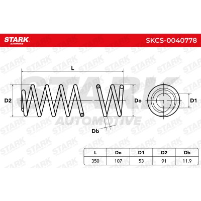 Suspension Spring Stark SKCS-0040778 SKCS-0040778 - photo 4