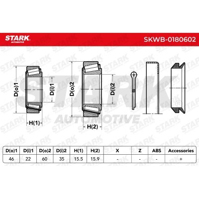 Wheel Bearing Stark SKWB-0180602 SKWB-0180602 - photo 5