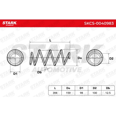 Suspension Spring Stark SKCS-0040983 SKCS-0040983 - photo 4