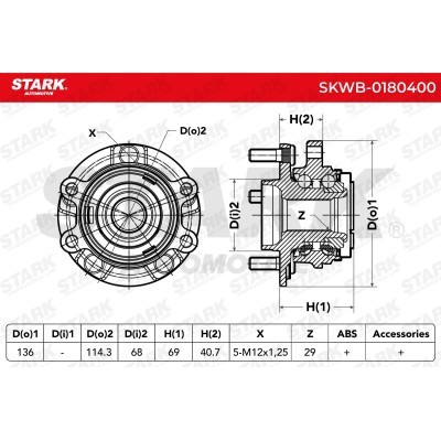 Wheel Bearing Stark SKWB-0180400 SKWB-0180400 - photo 4