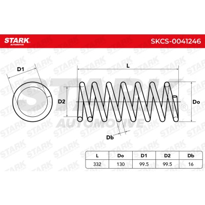 Suspension Spring Stark SKCS-0041246 SKCS-0041246 - photo 5