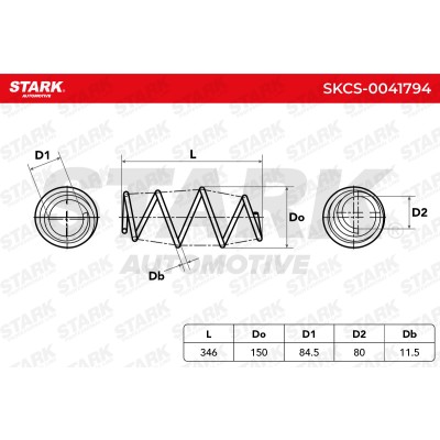 Suspension Spring Stark SKCS-0041794 SKCS-0041794 - photo 4