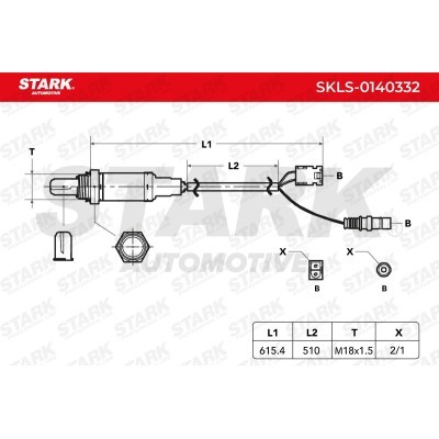 Lambda (Oxygen) Sensor Stark SKLS-0140332 SKLS-0140332 - photo 6