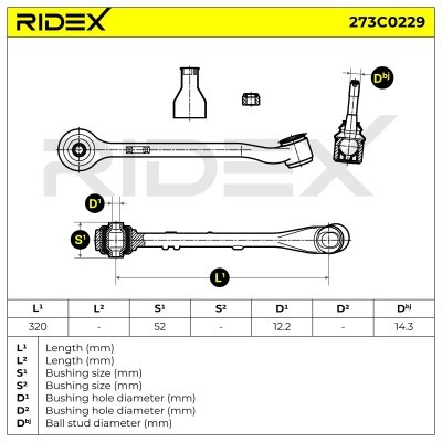 Control Arm RIDEX 273C0229 273C0229 - photo 6