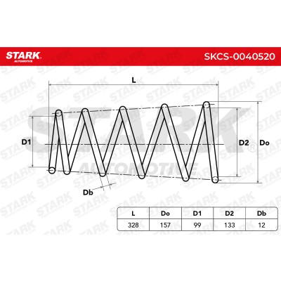 Suspension Spring Stark SKCS-0040520 SKCS-0040520 - photo 4