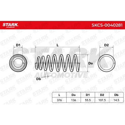 Suspension Spring Stark SKCS-0040281 SKCS-0040281 - photo 5