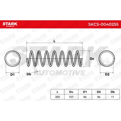 Suspension Spring Stark SKCS-0040255 SKCS-0040255 - photo 6