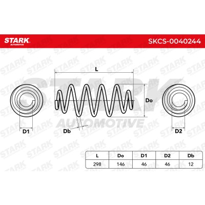 Suspension Spring Stark SKCS-0040244 SKCS-0040244 - photo 5