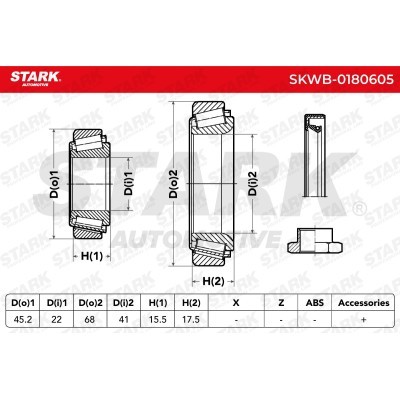 Wheel Bearing Stark SKWB-0180605 SKWB-0180605 - photo 3