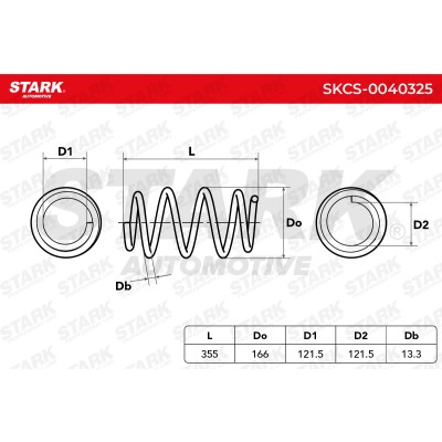 Suspension Spring Stark SKCS-0040325 SKCS-0040325 - photo 5