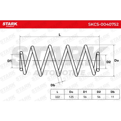 Suspension Spring Stark SKCS-0040752 SKCS-0040752 - photo 4
