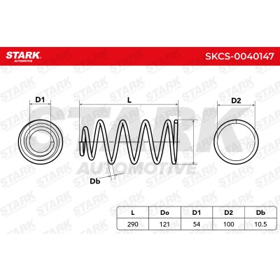 Suspension Spring Stark SKCS-0040147 SKCS-0040147 - photo 6