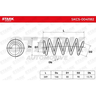Suspension Spring Stark SKCS-0041182 SKCS-0041182 - photo 8